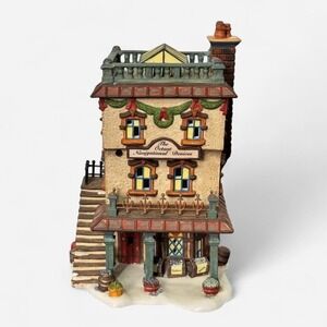 Dept 56 Dickens Village Leed's Oyster House 1999 Lighted Decor Vintage Holiday